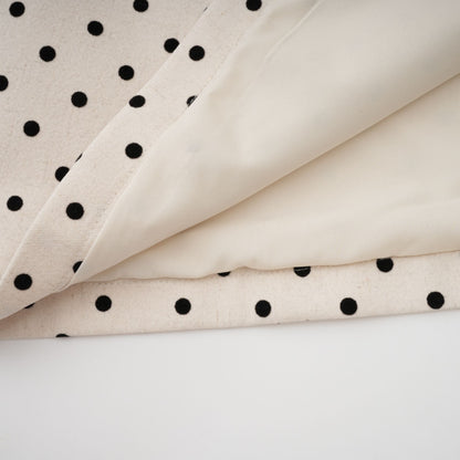 Gitane White Polka Dot Midi Dress