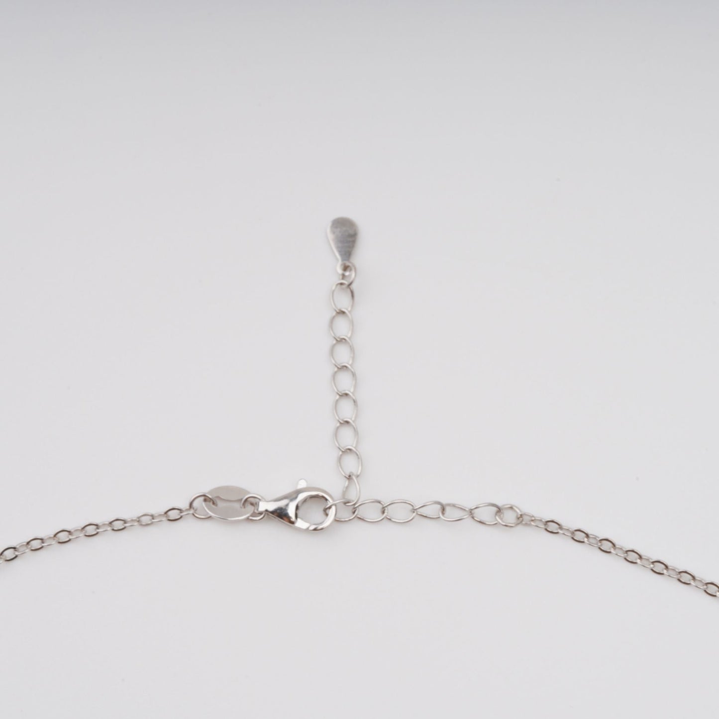 Kaisu Green Oval Gemstone Pendant Sterling Silver Necklace