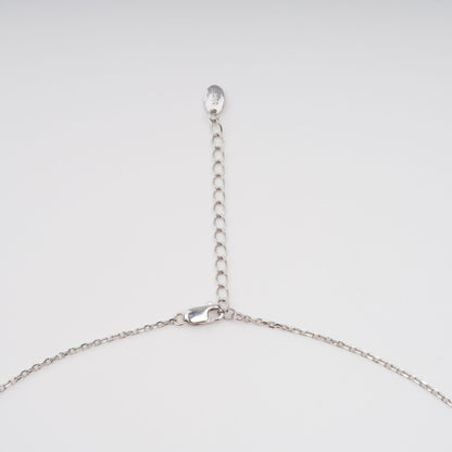 Eini Yellow Square Gemstone Pendant Sterling Silver Necklace