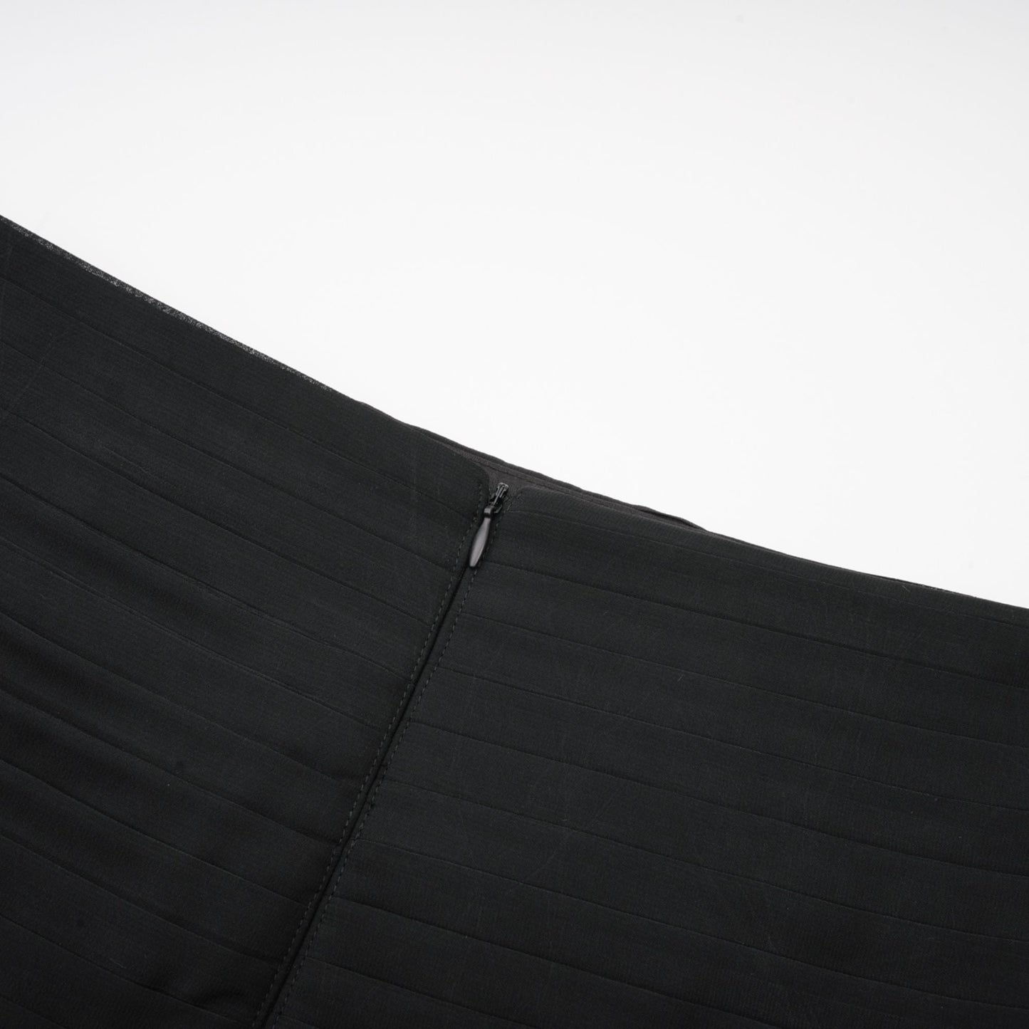Jacqueline rayon ruffle pleated tulle maxi skirt