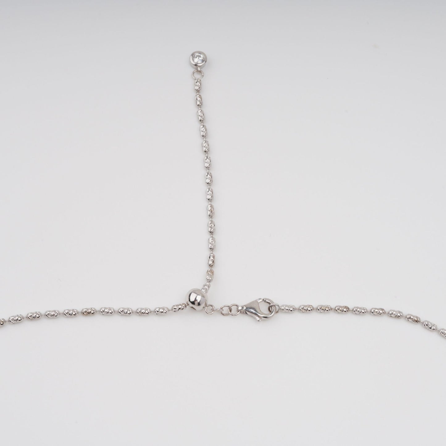 Tuulikki Blue Cross Shaped Pear Cut Gemstone Pendant Sterling Silver Necklace
