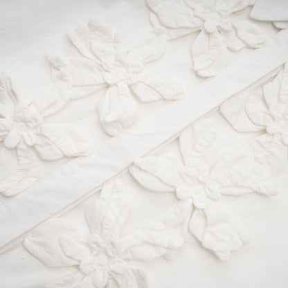 Rosalie white floral cut-out shirt