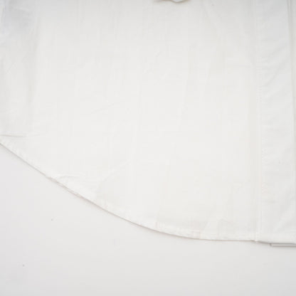 Rosalie white floral cut-out shirt