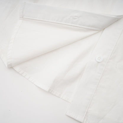 Rosalie white floral cut-out shirt