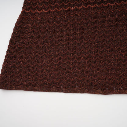 Delphine gradient knitted midi dress