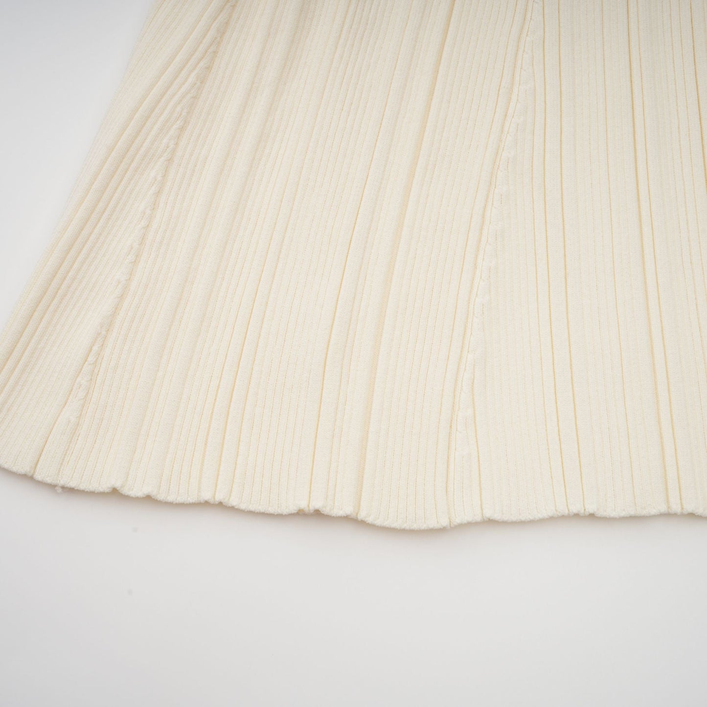 Nouria neutrals ribbed-knit midi dress