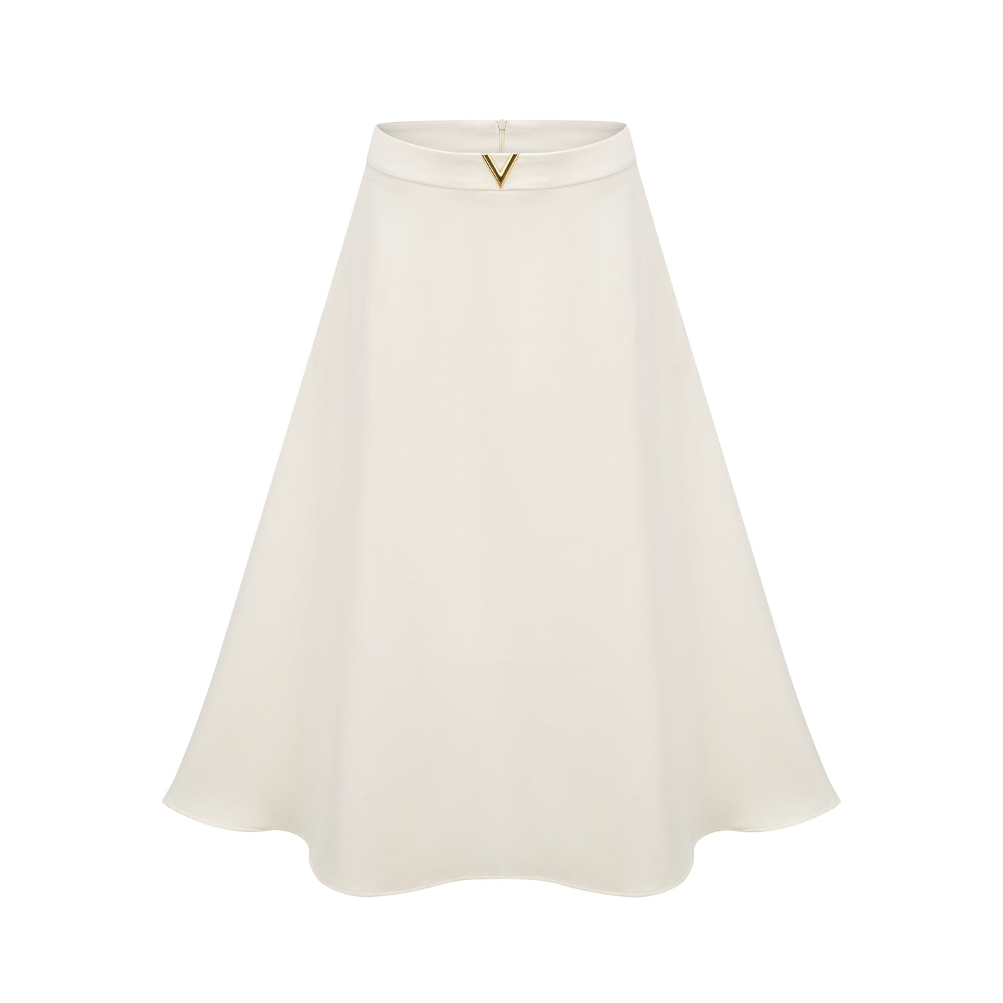 Coralie neutrals 3D-petal top & skirt matching set