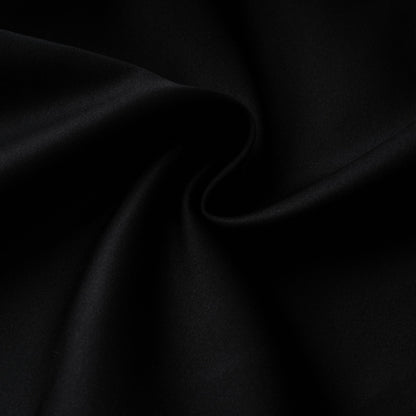 Solène bowknot scoop-back top in Black
