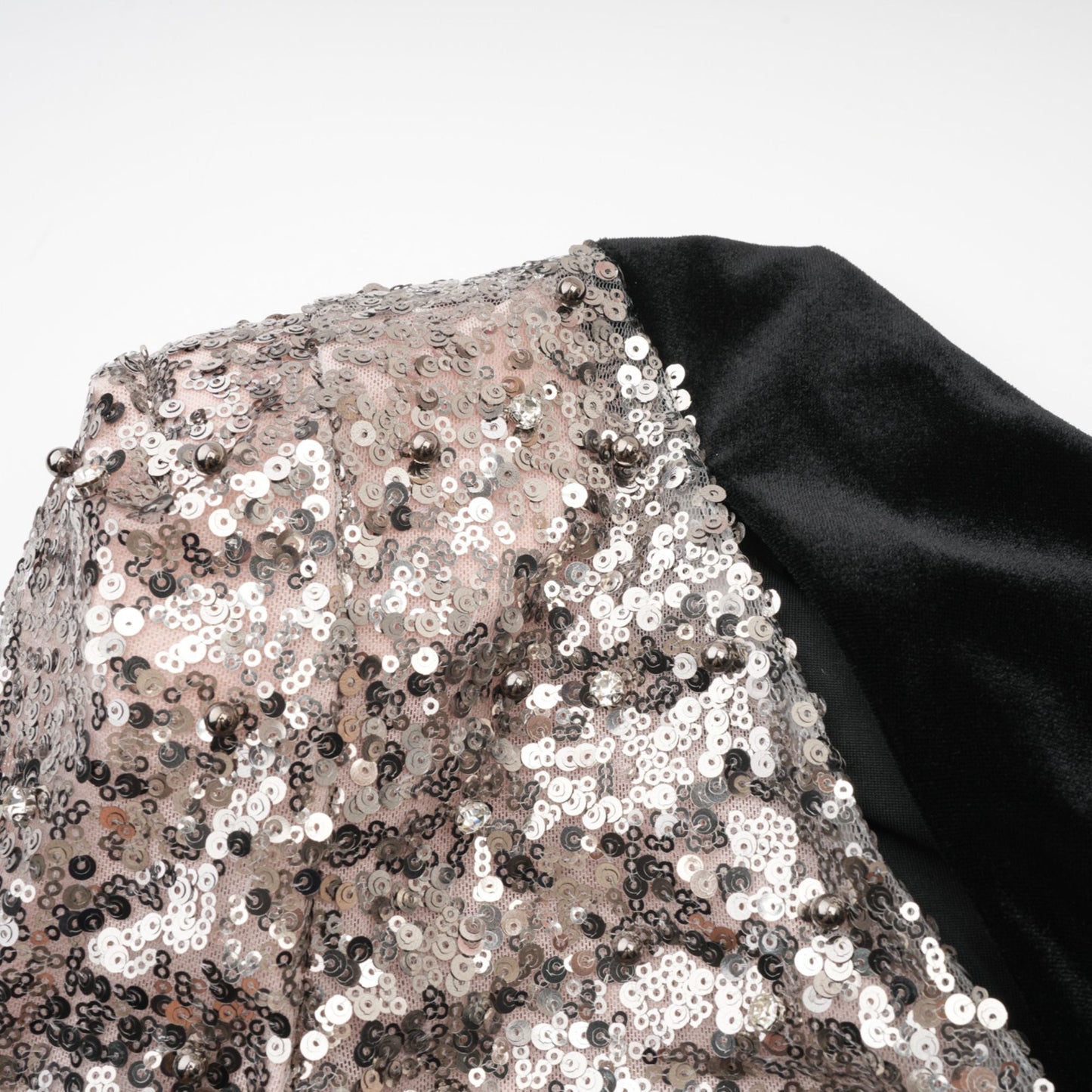 Juliette sequin-embellished asymmetrical maxi dress