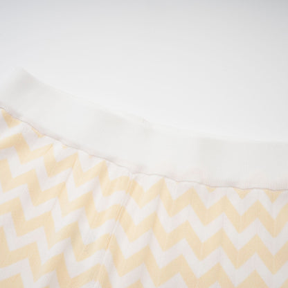 Isabelle Yellow Zigzag Knit Matching Set