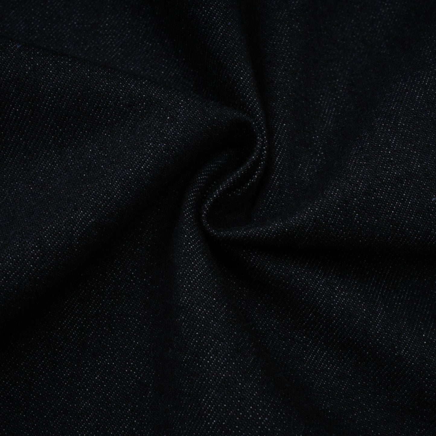 Mirabel dark-blue contrast-stitch denim mini dress