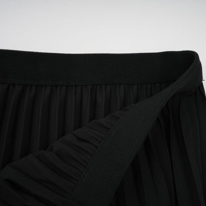 Dextard black gilded creased top & skirt matching set