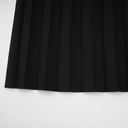 Dextard black gilded creased top & skirt matching set