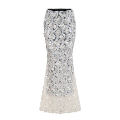 Flocon Neutral Mermaid Top & Skirt Set