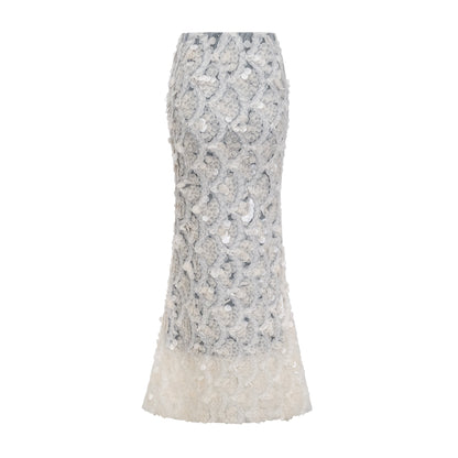 Flocon Neutral Mermaid Top & Skirt Set