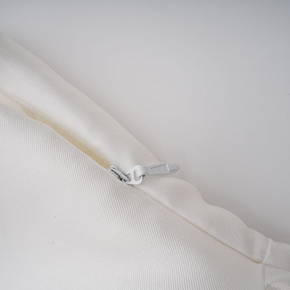Amandine white open-back cap-sleeve midi dress