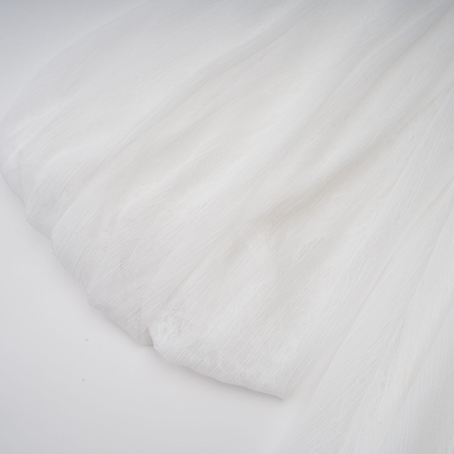 Hortense white floral-appliqué pleated tulle mini dress