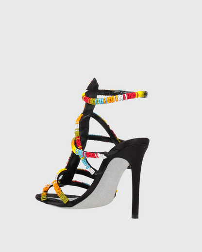 Daan Bead Embellished Strap Sandals