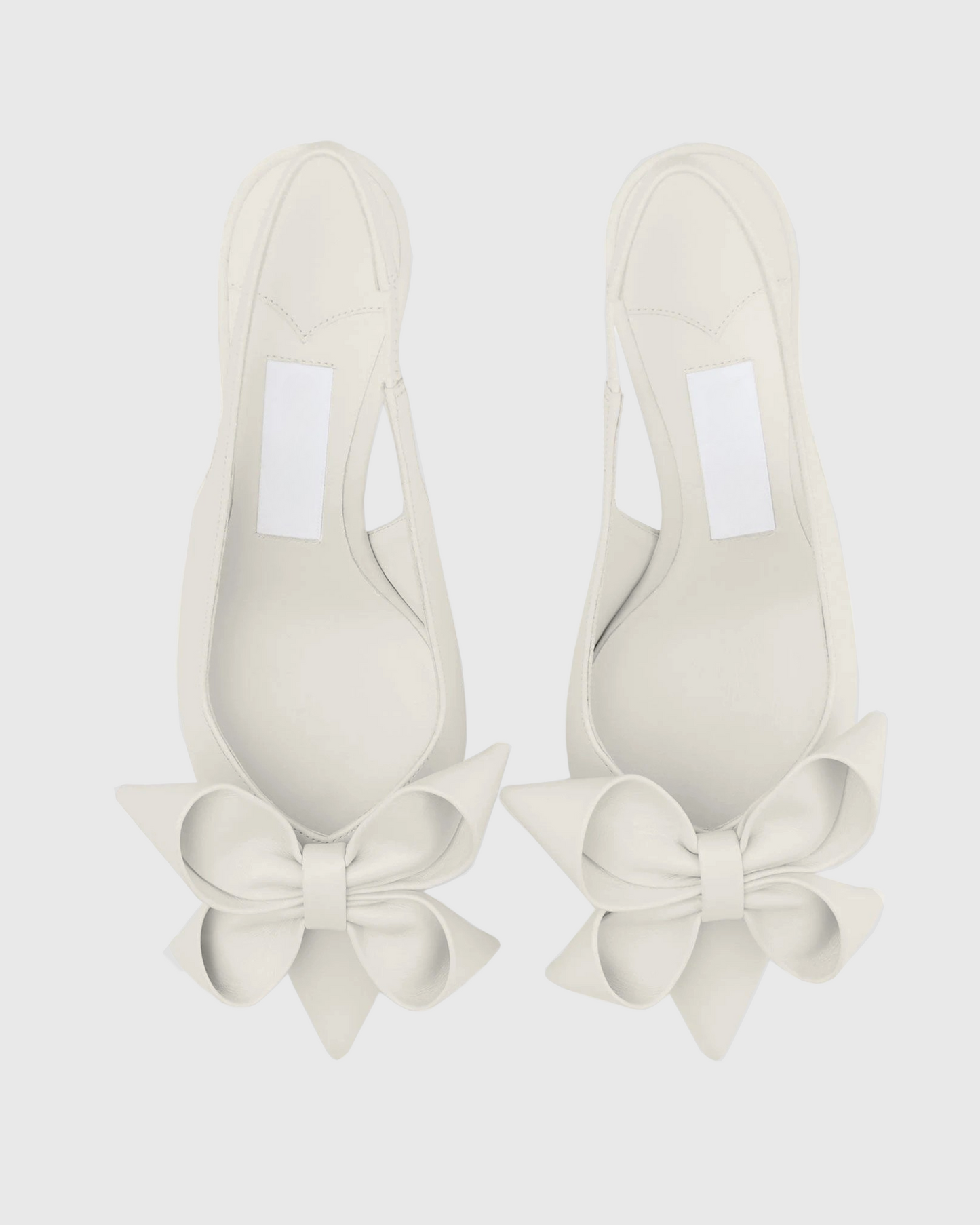Flo Flower Slingback Pumps In White