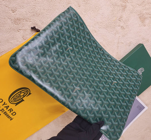 GOYARD S?NAT MM POUCH GREEN 36CM SENAT2MGMTY09CL09P