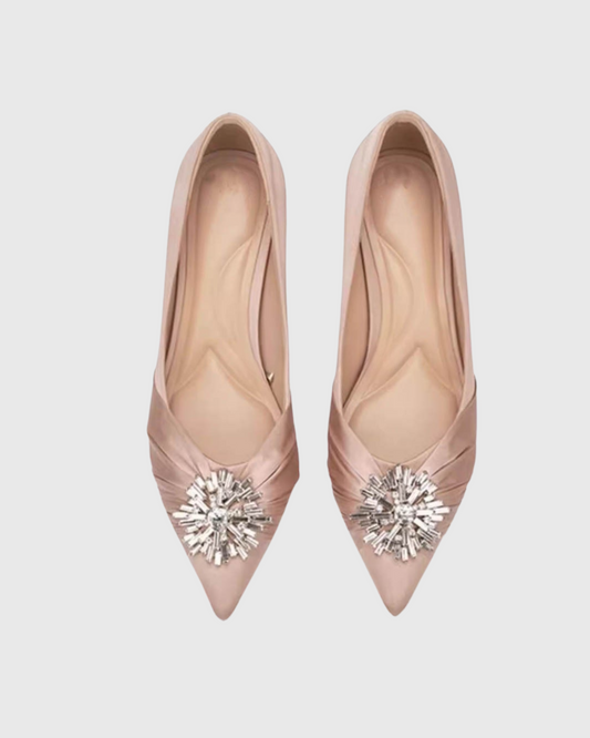 Joy Diamond Sun Ruched Pumps