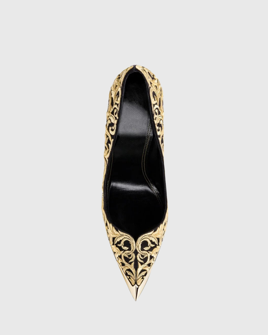Leia Embroidery Pumps