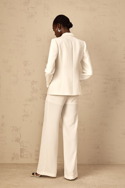 Frida Embellished Blazer & Trouser Pant Set