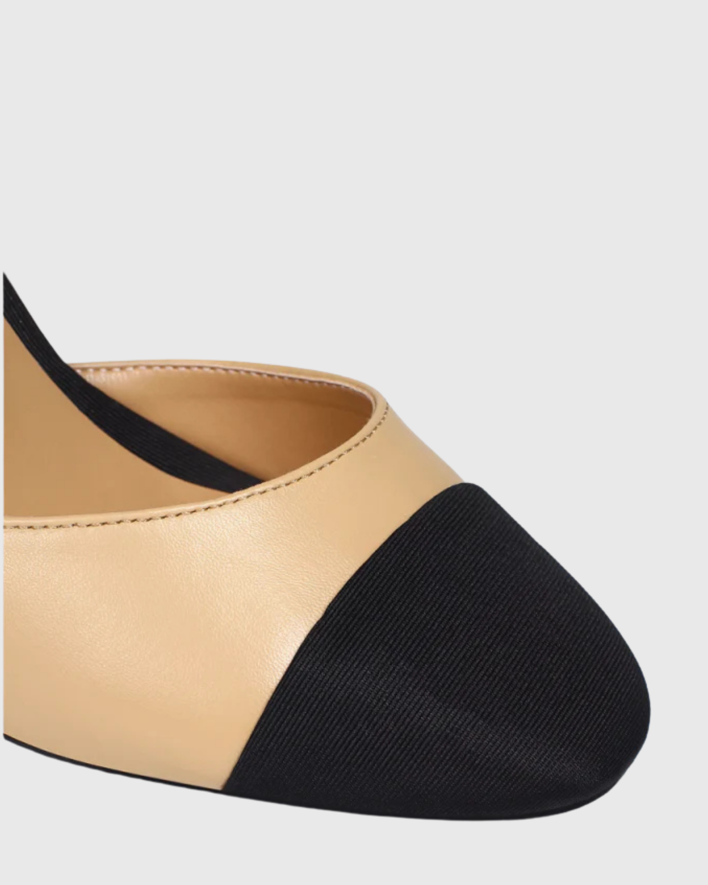 Mae Pearl Flower Strap Pumps In Beige