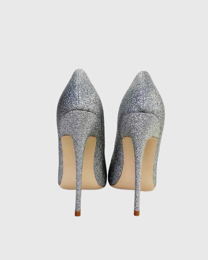 Nia Sparkle Metal Toe Pumps