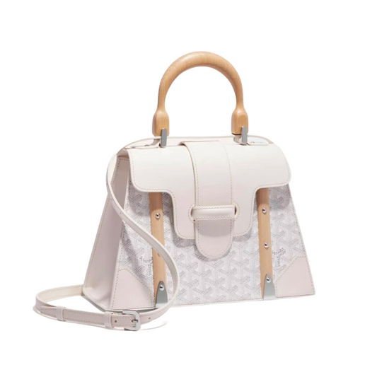 GOYARD SAIGON PM BAG WHITE 20CM