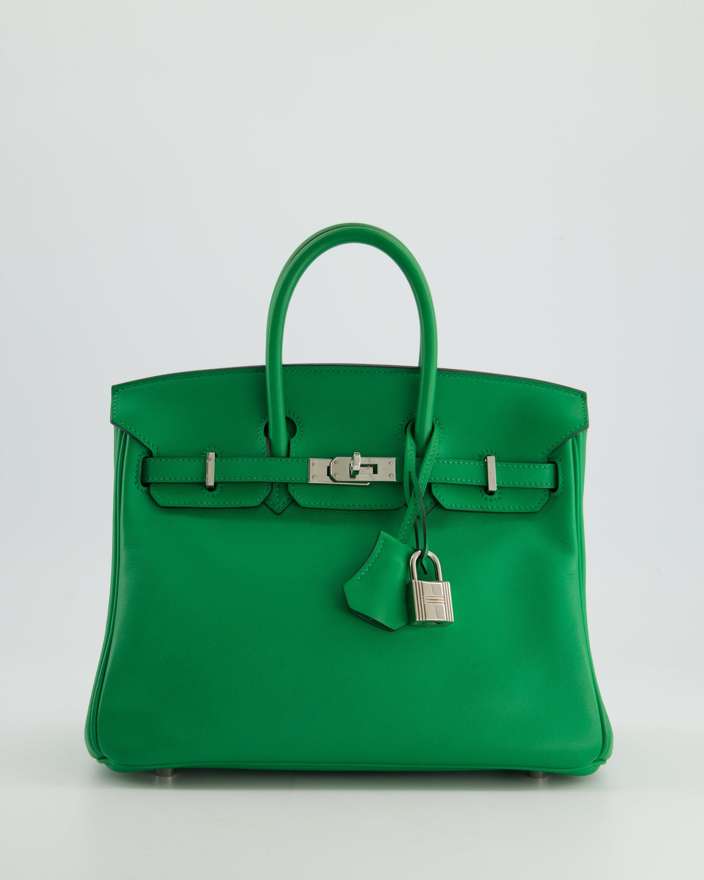 *FIRE PRICE* Hermès Birkin Bag 25cm Bamboo in Swift Leather with Palladium Hardware Bag