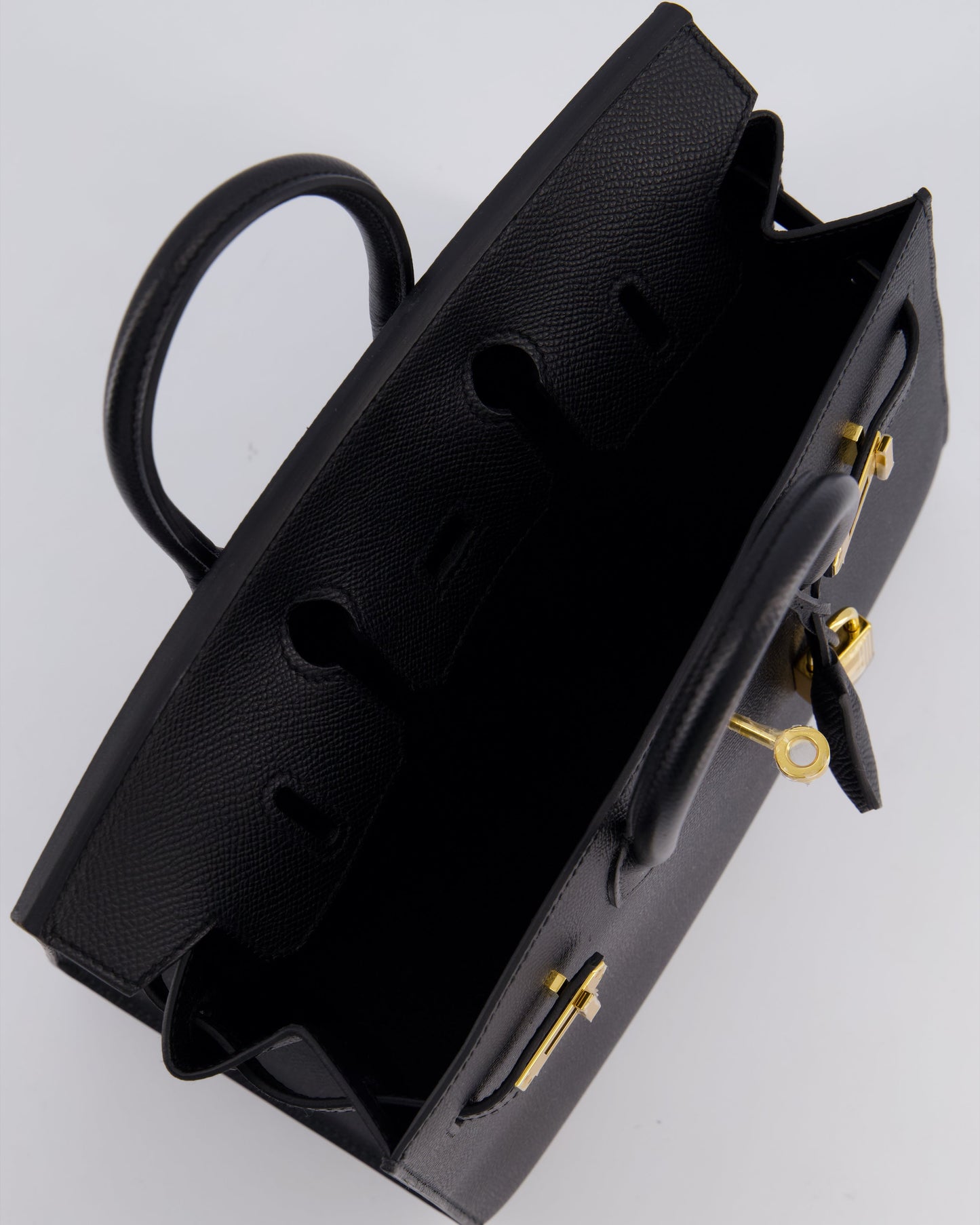 *HOLY GRAIL* Hermès Birkin 25cm Bag in Noir Epsom Leather with Gold Hardware