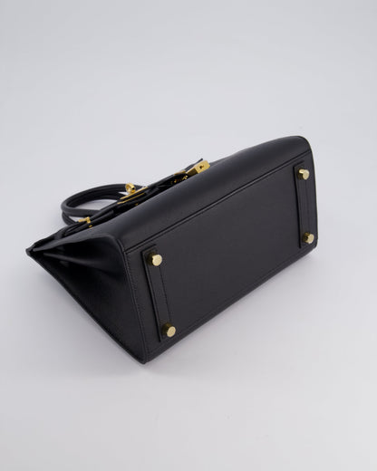 *HOLY GRAIL* Hermès Birkin 25cm Bag in Noir Epsom Leather with Gold Hardware