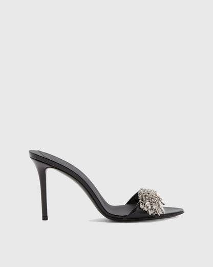 Pietrina Rhinestone Fireworks Slippers In Black