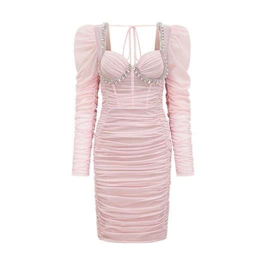 Miss Rosier mesh midi dress