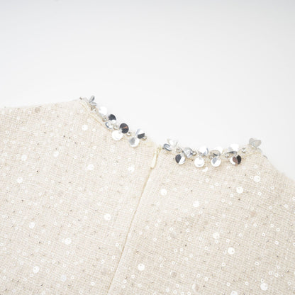 Émilie sequinned tweed mini dress