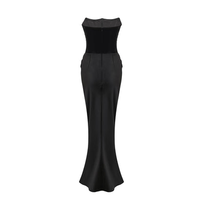 Aurore Crystal Embellished Maxi Dress