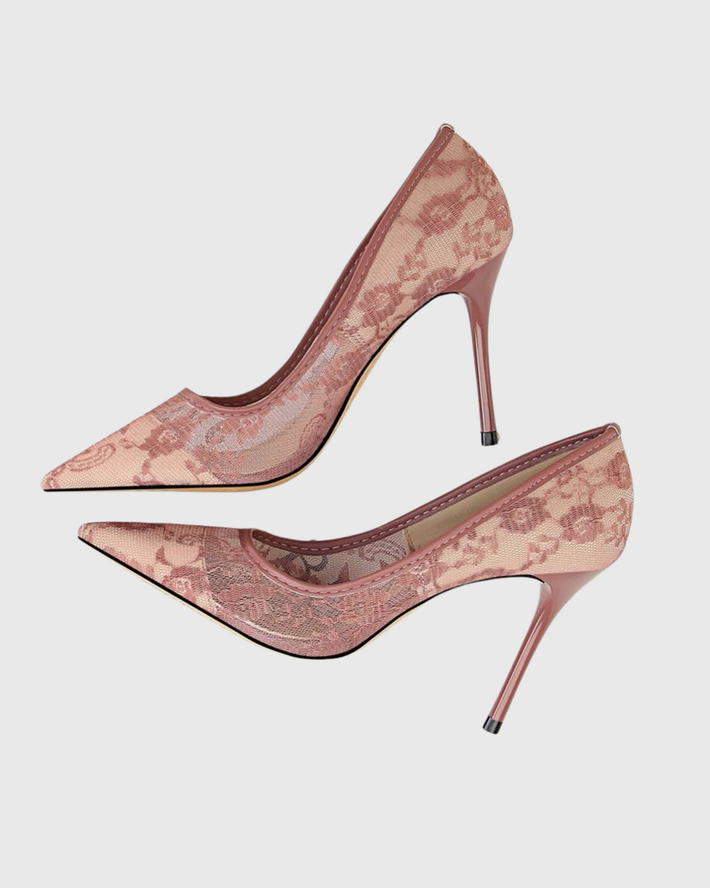 Saidi Lace Pumps In Pink