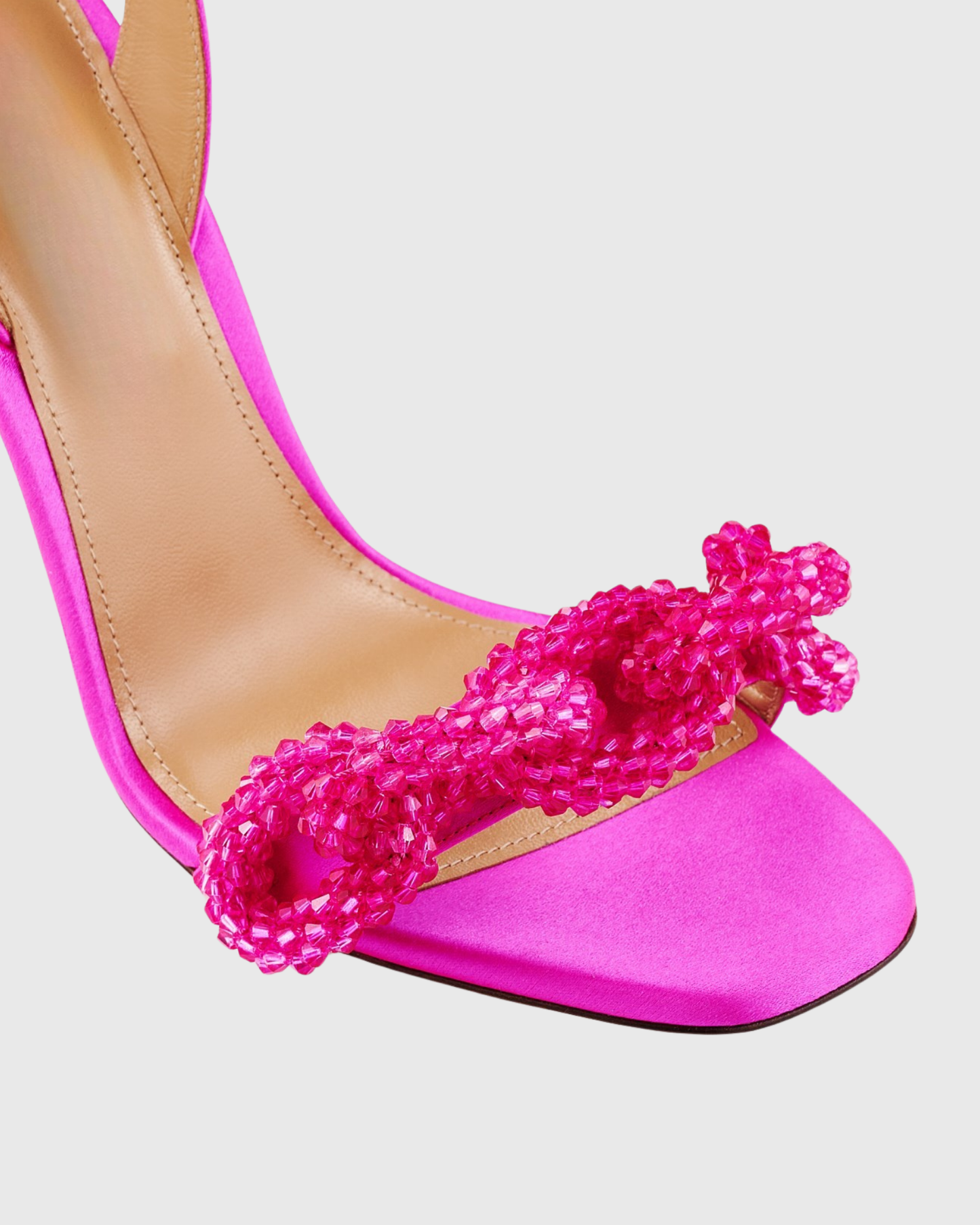 Salem Chain Slingback Sandals In Pink