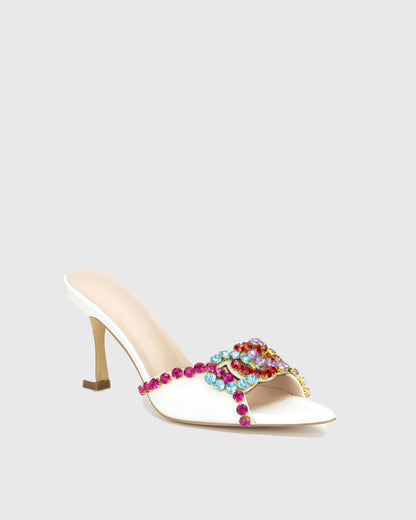 Sarah Color Rhinestone Slippers