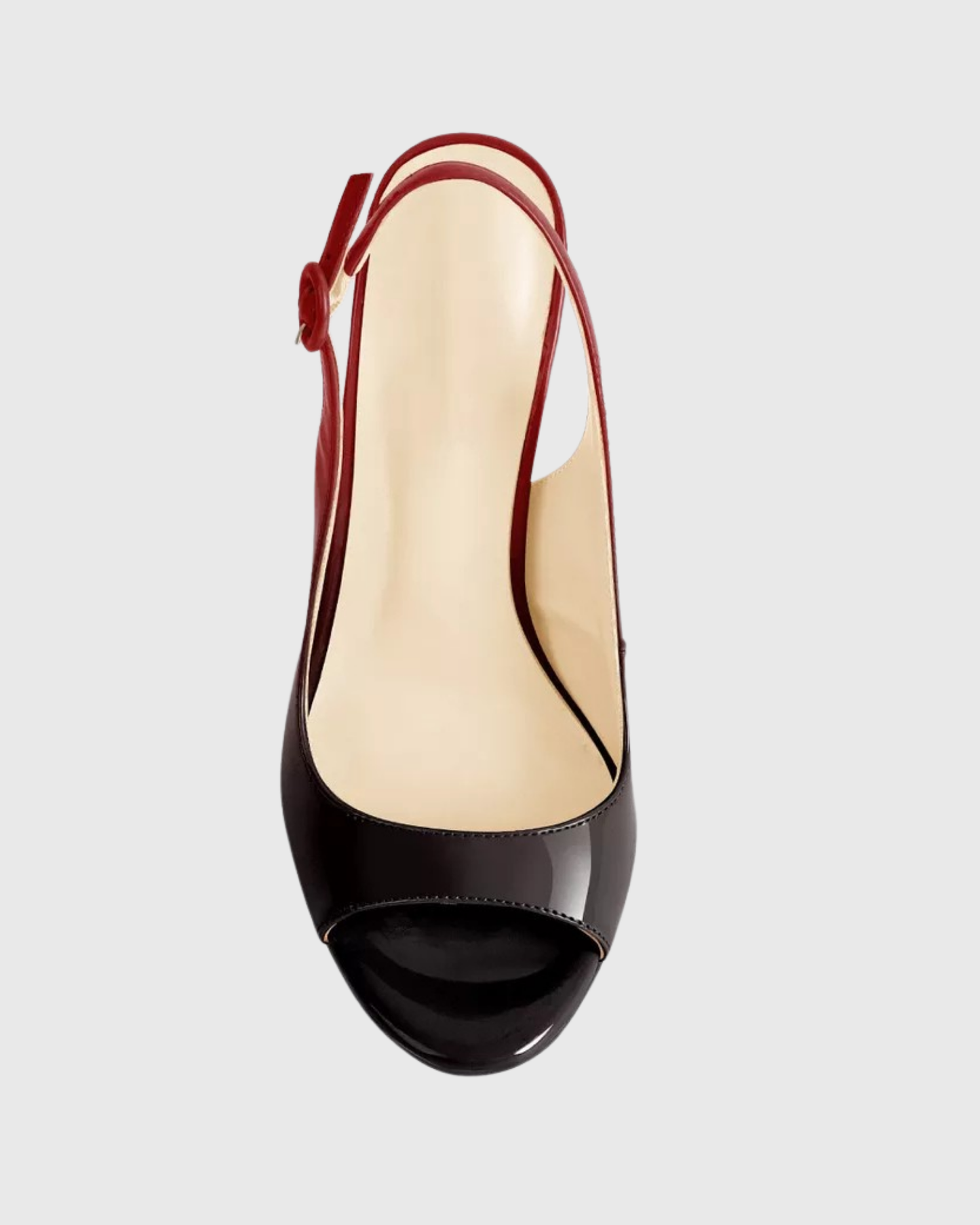 Tove Slingback Ombre Sandals In Red