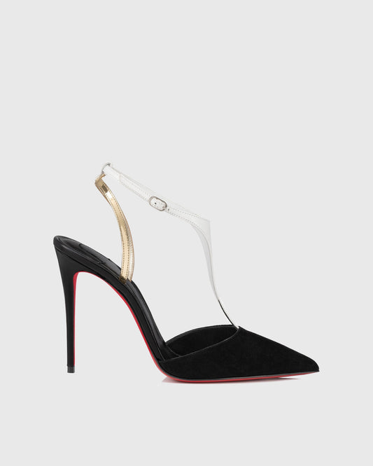 Zaccai Halter Neck Velvet Pumps