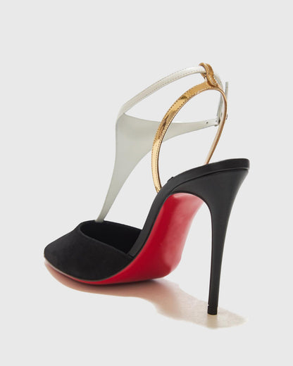 Zaccai Halter Neck Velvet Pumps