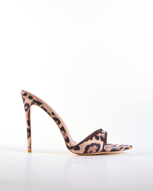 Zelda Leopard Print Slippers