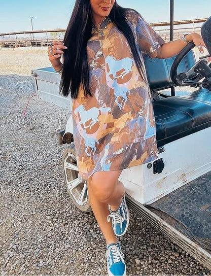 Pony Stack Dress
