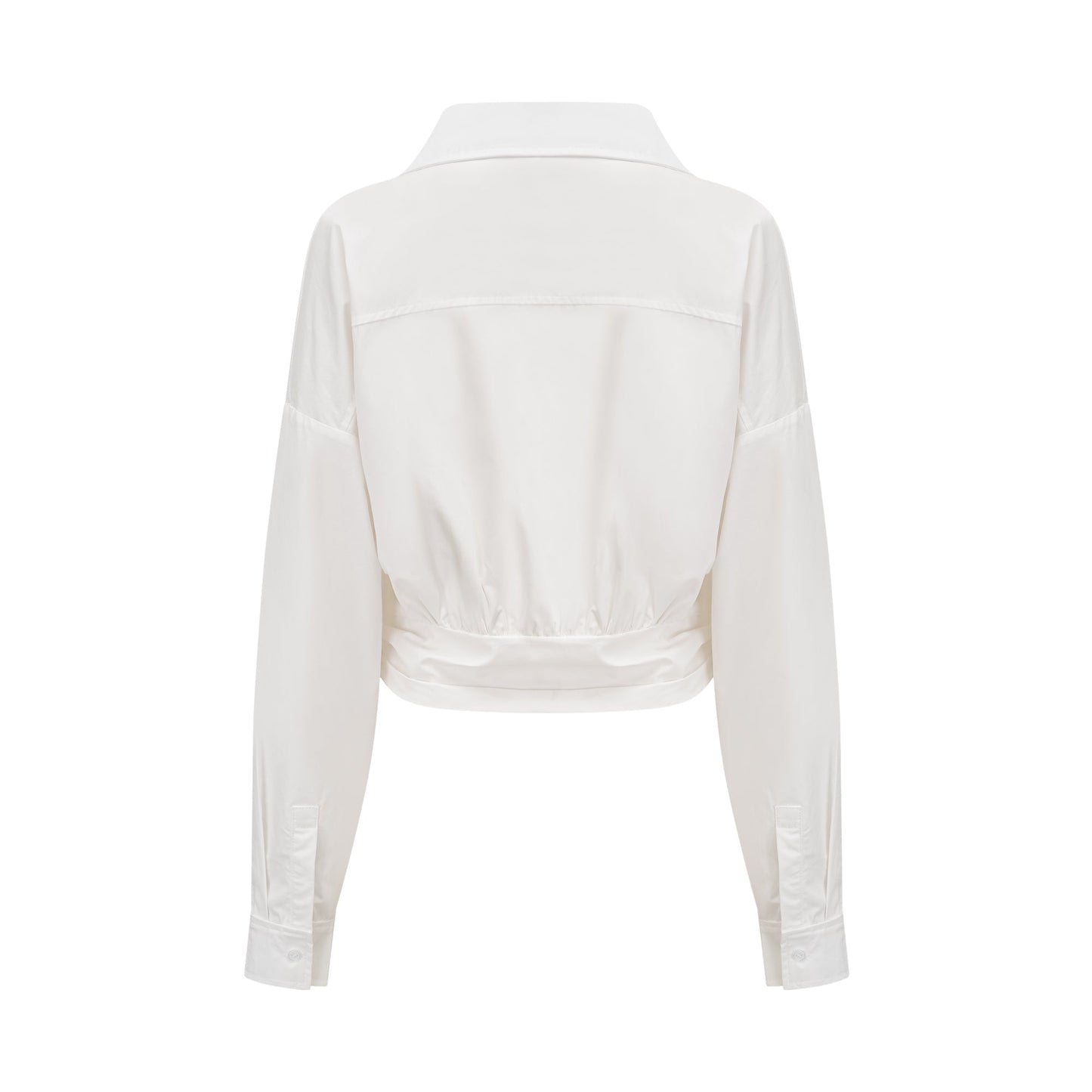 Coline asymmetrical ruched shirt