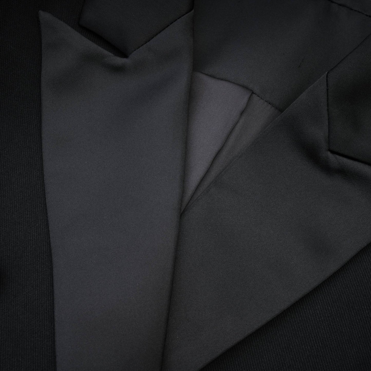 Eithne black double-breasted long coat