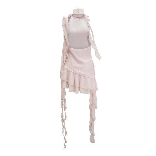 Eloisee Floral Asymmetrical Mini Dress