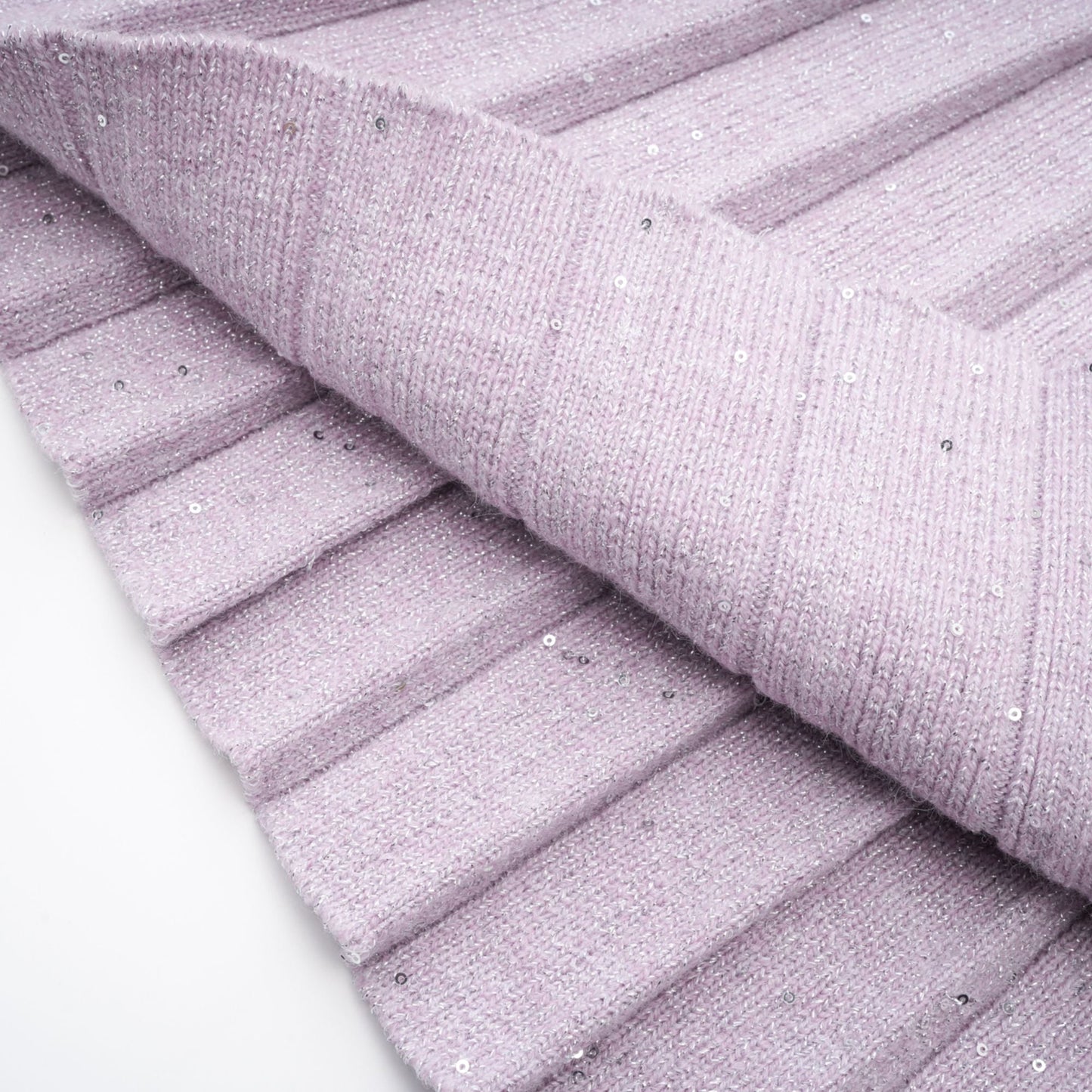 Fabienne purple sequin-detail jacket & skirt matching set