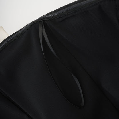 Felisara black bowknot midi dress